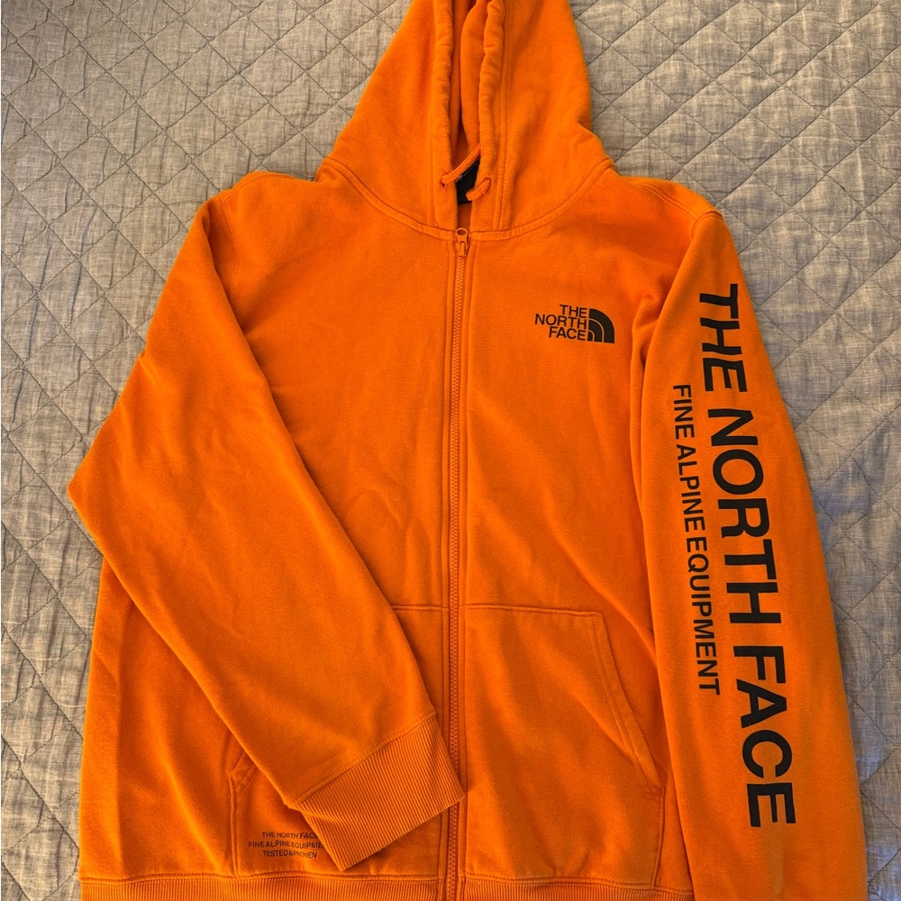 The North Face Orange Hoodie